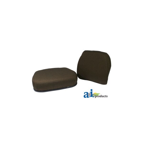 Cushion Set 2 Pc., Steel, Hydraulic, ORIGINAL FABRIC 22" x22" x11"